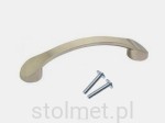 Uchwyt meblowy HOLMAR, C-1544, stal szczotkowana inox, 128mm