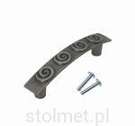 Uchwyt meblowy RETRO, C-3423, cyna postarzana, 96mm