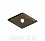 Szyld do gałki HESTIA E-450, czarny nikiel 