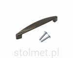 Uchwyt meblowy MONACO, C-074, czarny nikiel, 128mm 