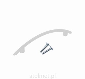 Uchwyt meblowy, C-253, biały połysk, 96 mm 