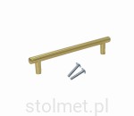 Uchwyt meblowy ALABAMA C-334, złoty połysk, 128mm