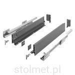 Szuflada AXIS pod piekarnik, L-450, Niska H-69, Antracyt, 40kg