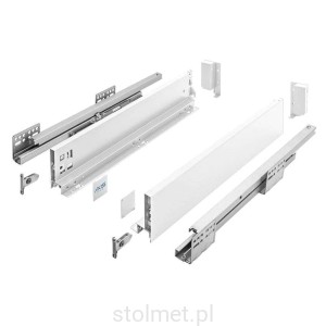 Szuflada AXIS pod piekarnik, L-450, Niska H-69, Biała, 40kg