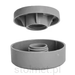 Stopka ślizg nóżka z regulacją wysokości H-18mm szary