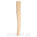 Noga stołowa drewniana, Diament ława 580 mm