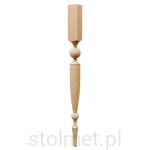 Noga stołowa drewniana, Lara Slim 730 mm