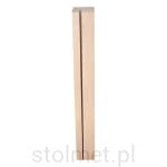 Noga stołowa drewniana do stołów z 8 nogami, Kwadrat Elka 730 mm