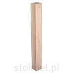 Noga stołowa drewniana klejona, Kwadrat 7x7 730 mm