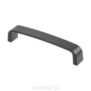 Uchwyt meblowy UZ-133, czarny mat, 128mm