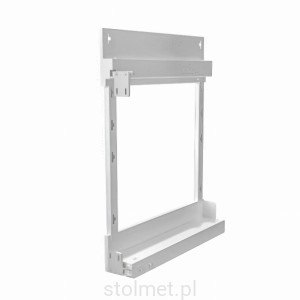Stelaż Cargo mini kosza bocznego lewego W-2350, Biały mat, H-630mm