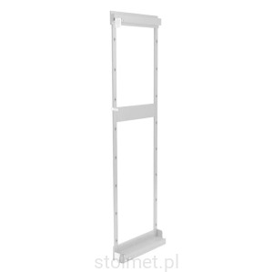 Kosz Cargo Maxi, stelaż prawy, Biały mat, cichy domyk, dobierz półki