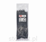 Opaski zaciskowe, trytytki, trytki do łączenia, czarne, 3,5x250, op. 100 szt.