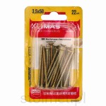 Wkręty hartowane konfirmaty do drewna, fi 3.5x50 mm, blister 22 szt. WKRĘT-MET