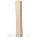 Noga meblowa do stołu kwadrat 80x80x730 drewno drewniana buk