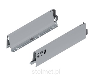 Bok szuflady  L-500 TANDEMBOX BLUM P+L 378M5002SA, szary