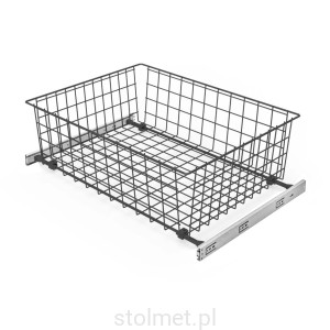 Szuflada druciana MD W-90, D H-20 cm, P. Kulkowe Samodomyk, Antracyt