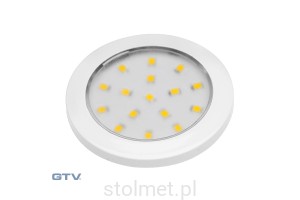 Oprawa meblowa GTV LUMINO, zimny biały, 1,5W, biały