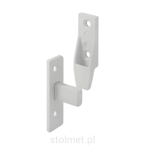 Złącze złączka zaczep do blendy maskownicy KEKU HAFELE białe kpl