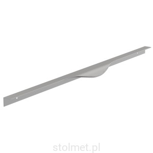 Uchwyt meblowy krawędziowy LEXA, Anoda naturalna, 596mm