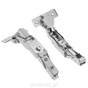 Zawias GTV SILENTO PRO nakładany, kąt 155 st, cichy domyk, bez prow., 3D, clip-on