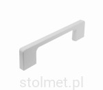 Uchwyt meblowy TECHNO C-1143, biały połysk, 96mm