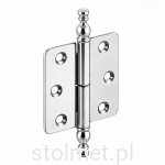 Zawias retro lewy, chrom połysk, G-341