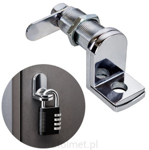 Zamek kłódkowy na kłódkę SISO C901 krzywkowy do szafki siłowni, szatni, fitness, lockerów gablot i szafek ubraniowych