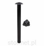 Noga meblowa do biurka stołu gamingowego, czarna, 1100 mm