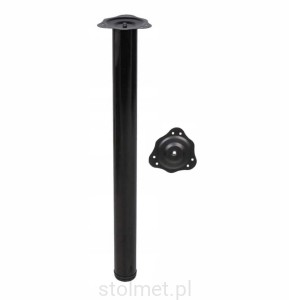 Noga meblowa do biurka stołu gamingowego, czarna, 1100 mm