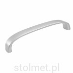 Uchwyt meblowy loft industial, Aluminium mat, 128mm