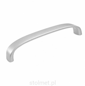 Uchwyt meblowy loft industial, Aluminium mat, 128mm