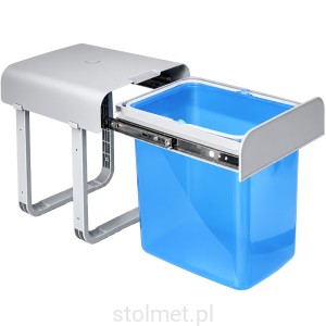 Kosz na śmieci segregator sortownik na odpady pod zlew do szafki od 290mm, 16L