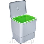 Kosz na śmieci AUTOMATYCZNY segregator sortownik na odpady pod zlew do szafki od 420mm, 16L