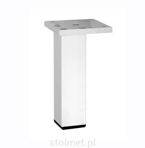 Nóżka meblowa aluminiowa, aluminium mat, 100 mm