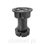 Noga meblowa VOLPATO, H-80, 3 częściowa, Regulowana, 400 kg