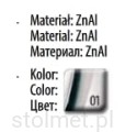 Jednostronna złączka do szkła do rury fi25 materiał wykonania STOLMET.jpg