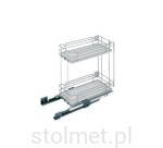 Kosz Cargo Sige, 300 mm, 40kg, 2 poziomowy, cichy domyk, chrom