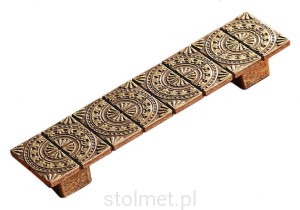 Uchwyt meblowy SPARTA C-3264, stare złoto, 128 mm