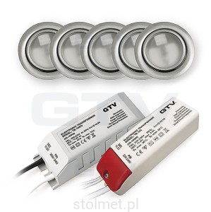 Zestaw halogenowy ZH-520, aluminium