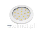 Oprawa meblowa GTV LUMINO, neutralny biały, 1,5W, biały