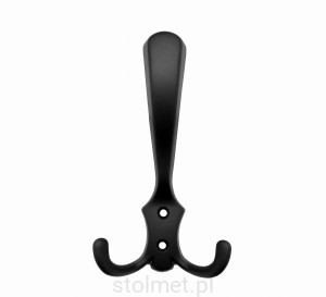 Wieszak meblowy Celebes Z-375, 3 ramienny, czarny mat