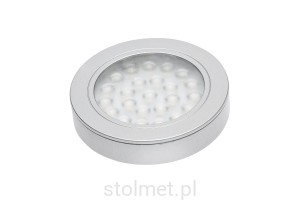 Oprawa meblowa GTV VASCO, ciepły biały, 1,7W, aluminium