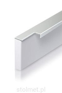 Uchwyt meblowy krawędziowy Highway, chrom połysk, 996mm