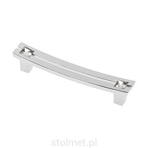 Uchwyt meblowy UZ-71C, chrom połysk, 96mm 