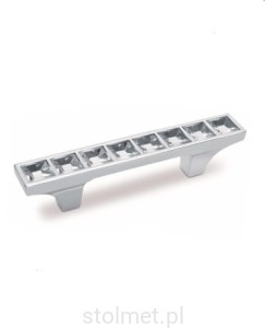 Uchwyt meblowy UZ-02C, chrom połysk, 64mm