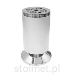 Nóżka meblowa BD-762 z regulacją wysokości, aluminium mat, 100 mm