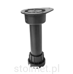 Noga meblowa VOLPATO, H-150, 3 częściowa, Regulowana, 400 kg