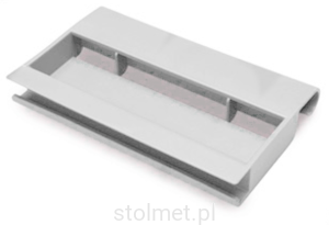 Uchwyt do panelu przedniego szuflady wewnętrznej, biały