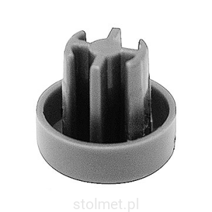 Zaślepka do relingu poprzecznego, szara